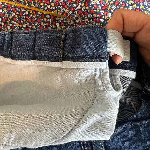 L L Bean Men's Comfort Waist Jeans Dark Wash Sz 44x29 Adjustable Waist workwear - Picture 13 of 15